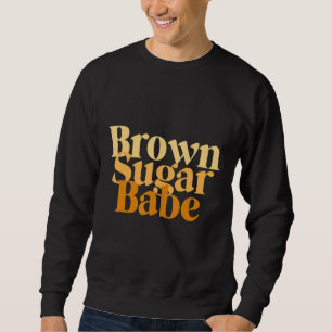 Bruin Suiker Babe Zwarte Vrouwen Tshirt Afrika
