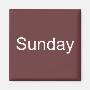 Bruin Sunday Magnet Magneet