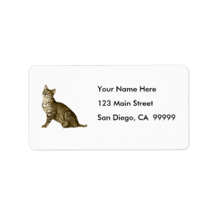 Bruin tablet etiket