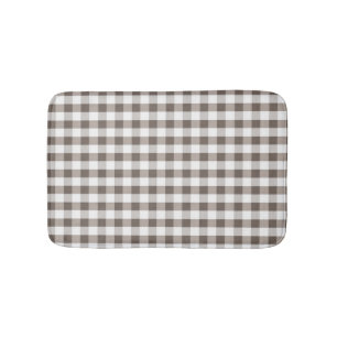 Bruin tafelkledipatroon badmat