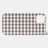 Bruin tafelkledipatroon Case-Mate iPhone case (Achterkant (horizontaal))
