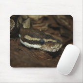 Bruin tapijt Python Muismat (Met muis)