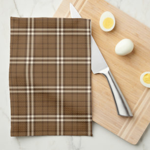 Bruin Tartan Theedoek