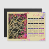 Bruin tree  2026  magnetic calendar (Voorkant / Achterkant)