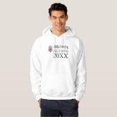 Bruin Universiteit Alumni Hoodie (Voorkant volledig)