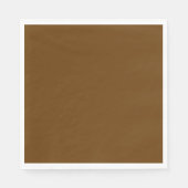 Bruin (vaste kleur) servet (Voorkant)