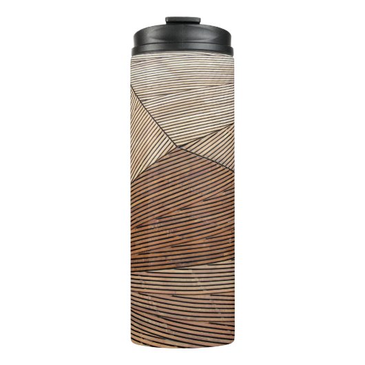 Bruin veld thermosbeker (Voorkant)