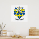 Bruin wapenschild poster (Keuken)
