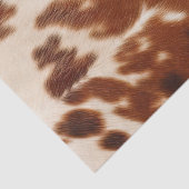 Bruin Wit Koeienhuid Tissuepapier (Detail)