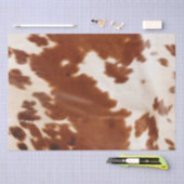 Bruin Wit Koeienhuid Tissuepapier (Craft)