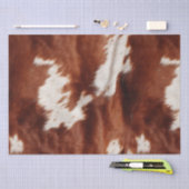 Bruin Wit Koeienhuid Tissuepapier (Craft)