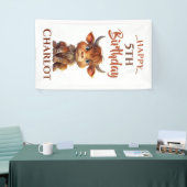 Bruin Wit Sweet Funny Koe Banner (Beurs)