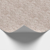 Bruin Witte Sierlijke Krul Bloem Versierd Antiek O Cadeaupapier (Hoek)