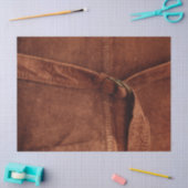 Bruin zaad met riem en gesmolten papier (Craft)