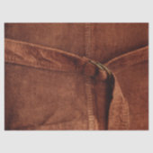 Bruin zaad met riem en gesmolten papier (Voorkant)