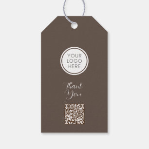 Bruin Zakelijk Cadeau-etiket Cadeaulabel