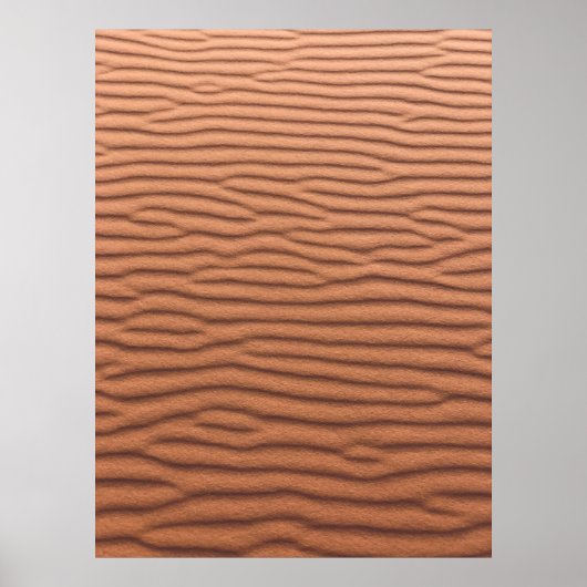 Bruin zand poster (Voorkant)