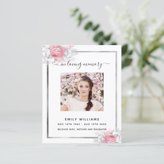 Bruin zilveren roze fotografie (Staand voorkant)