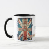 Bruinbare Britse vis en chips Mok (Links)