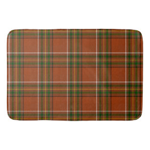 Bruine aardse plaid tartan badmat