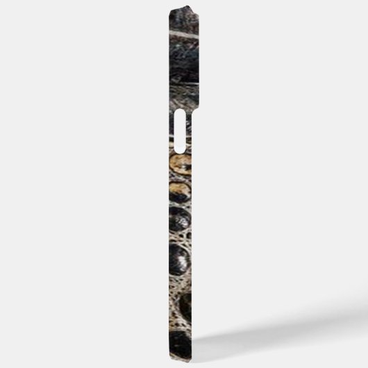 Bruine Amerikaanse alligator huidtextuur Case-Mate iPhone Case (Achterkant / Rechts)