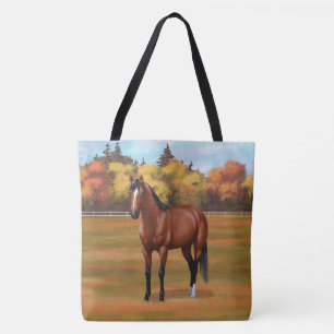 Bruine baai Quarter Horse Stallion Draagtas
