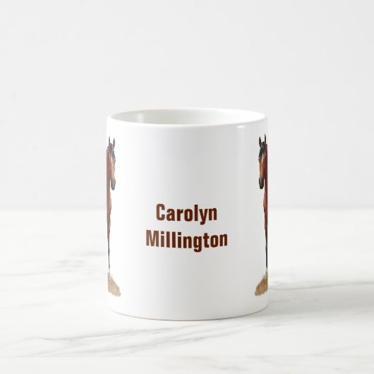 Bruine baai Quarter Horse Stallion Koffiemok (Center)