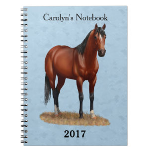 Bruine baai Quarter Horse Stallion Notitieboek