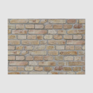Bruine bakstenen muur Een nieuwigheid ontwerp Tissuepapier