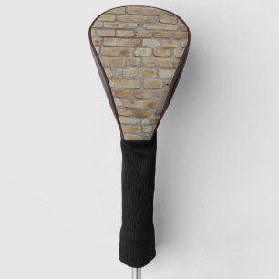 Bruine bakstenen muur een noviteit ontwerp golfheadcover