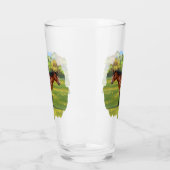 Bruine Bay Quarter Horse Glas (Links)