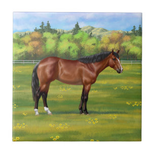 Bruine Bay Quarter Horse Tegeltje