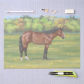 Bruine Bay Quarter Horse Tissuepapier (Craft)