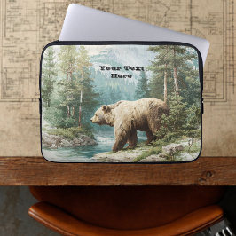 Bruine Beer Laptop Sleeve