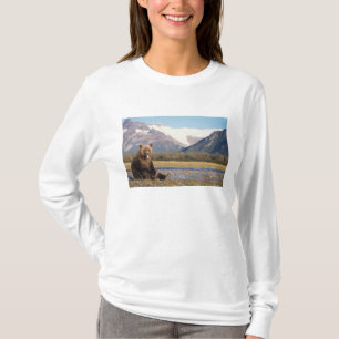 bruine beer, Ursus arctos, grizzlybeer, Ursus T-shirt