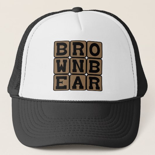 Bruine beer, Ursus Arctos Trucker Pet (Voorkant)