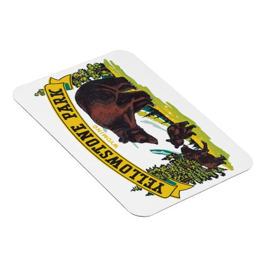 bruine Beren in het nationale park van Yellowston Magneet (Rechterzijde)