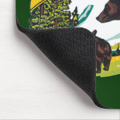 bruine Beren in het nationale park van Yellowston Muismat (Hoek)