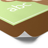 Bruine Beren Kinder wandbekleding Poster (Hoek)