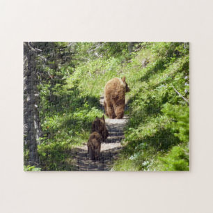 Bruine berenfamilie legpuzzel
