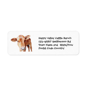 Bruine Boerderij van kabeljauw of Ranch Sticker