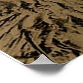 Bruine boom van het Life-patroon Poster (Hoek)