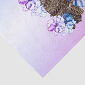 Bruine boompaars tissuepapier (Detail)