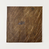 Bruine boomstam wandkleed (Voorkant (horizontaal))