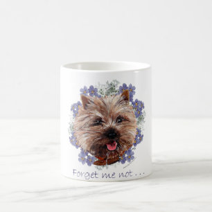 Bruine Cairn Terrier Vergeet-mij-nietje Koffiemok
