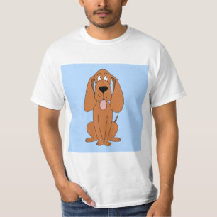 Bruine Cartoon. Hond. T-shirt