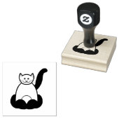 Bruine cartoon rubberstempel (Gestempeld)