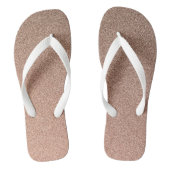 bruine chocolade-gradiënt-glitters, perslucht van teenslippers (Voetbed)