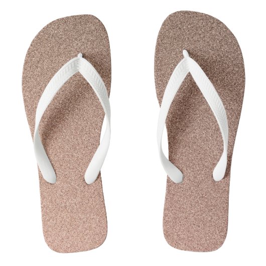 bruine chocolade-gradiënt-glitters, perslucht van teenslippers (Voetbed)