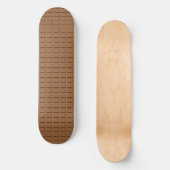 Bruine chocoladeklaver skateboard (Voorkant)
